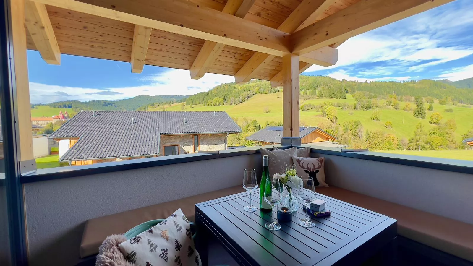 Almchalet Alpenglück-Terrasse/Balkon