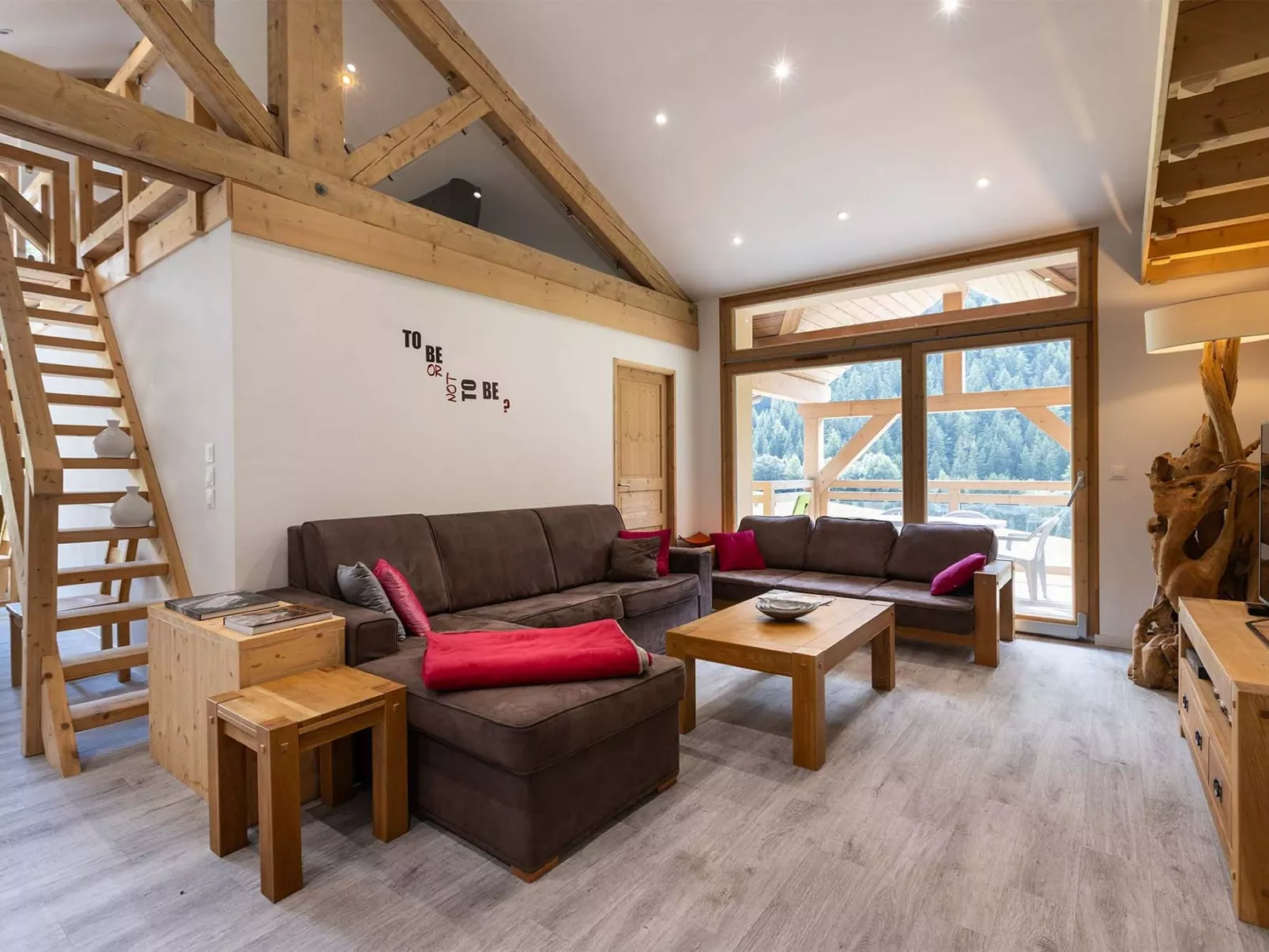 Chalets Les Amis-Drinnen