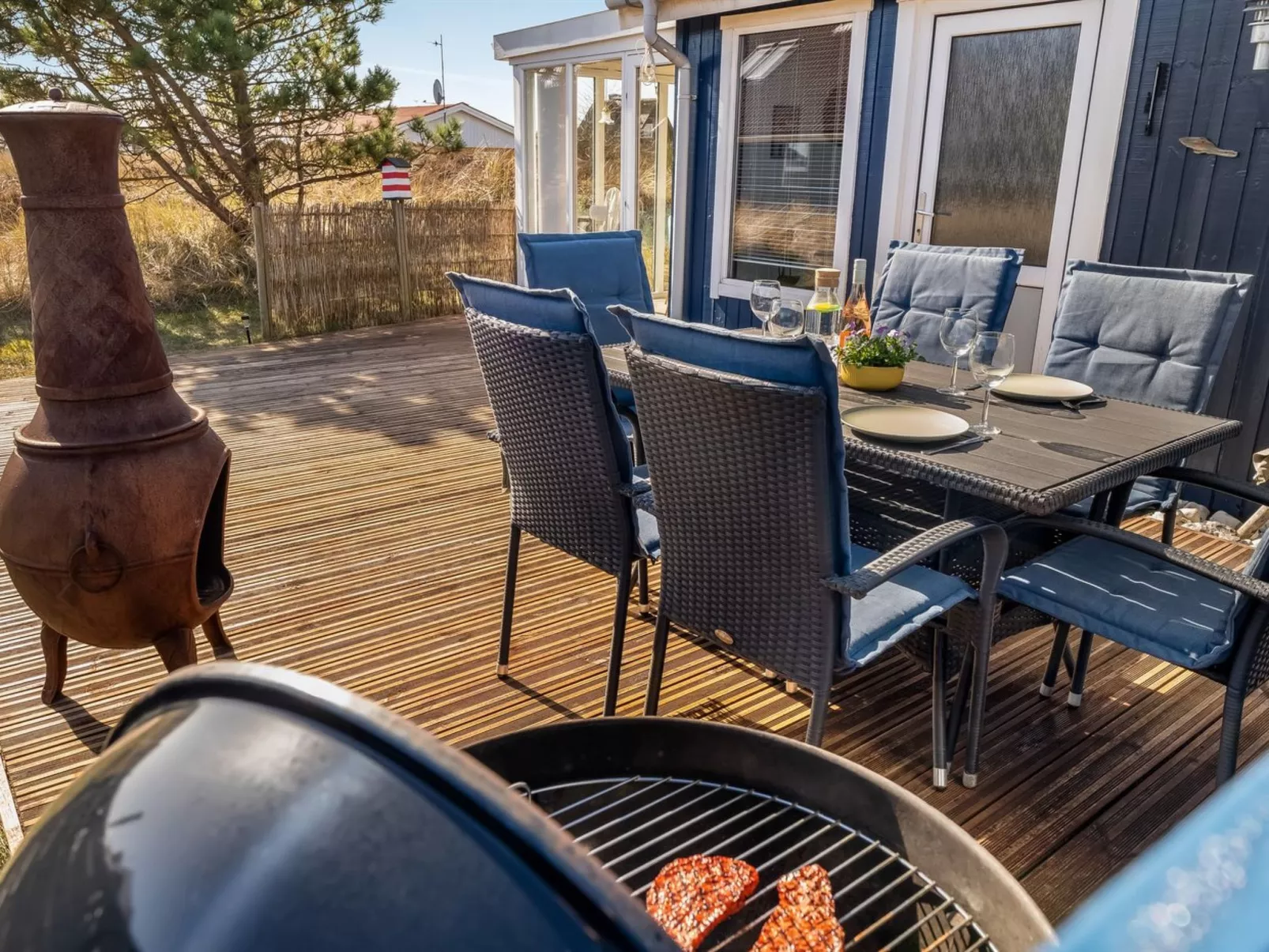 "Mynthe" - 500m from the sea-Draußen