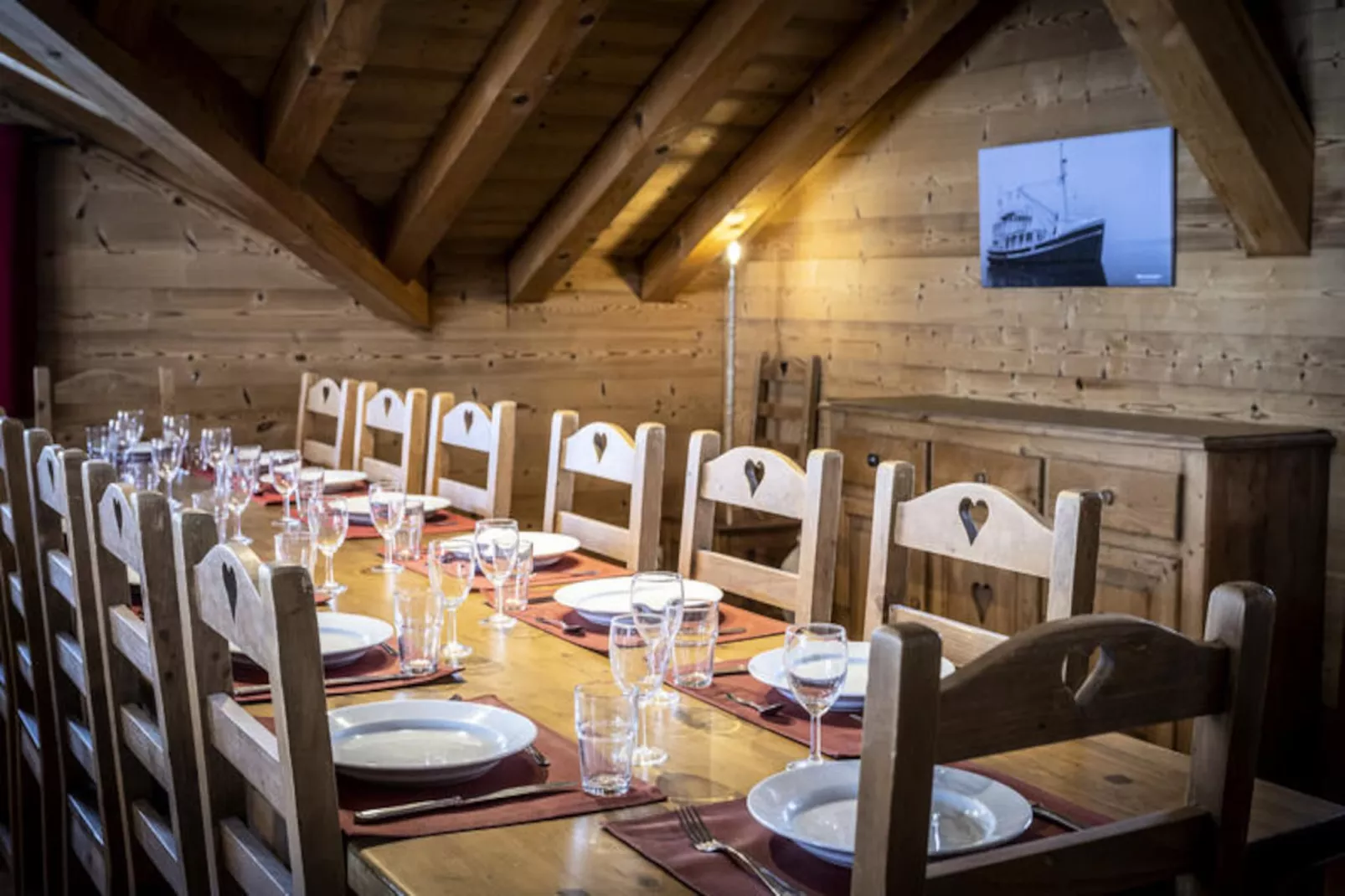 Les Chalets Du Cocoon-Salle à manger