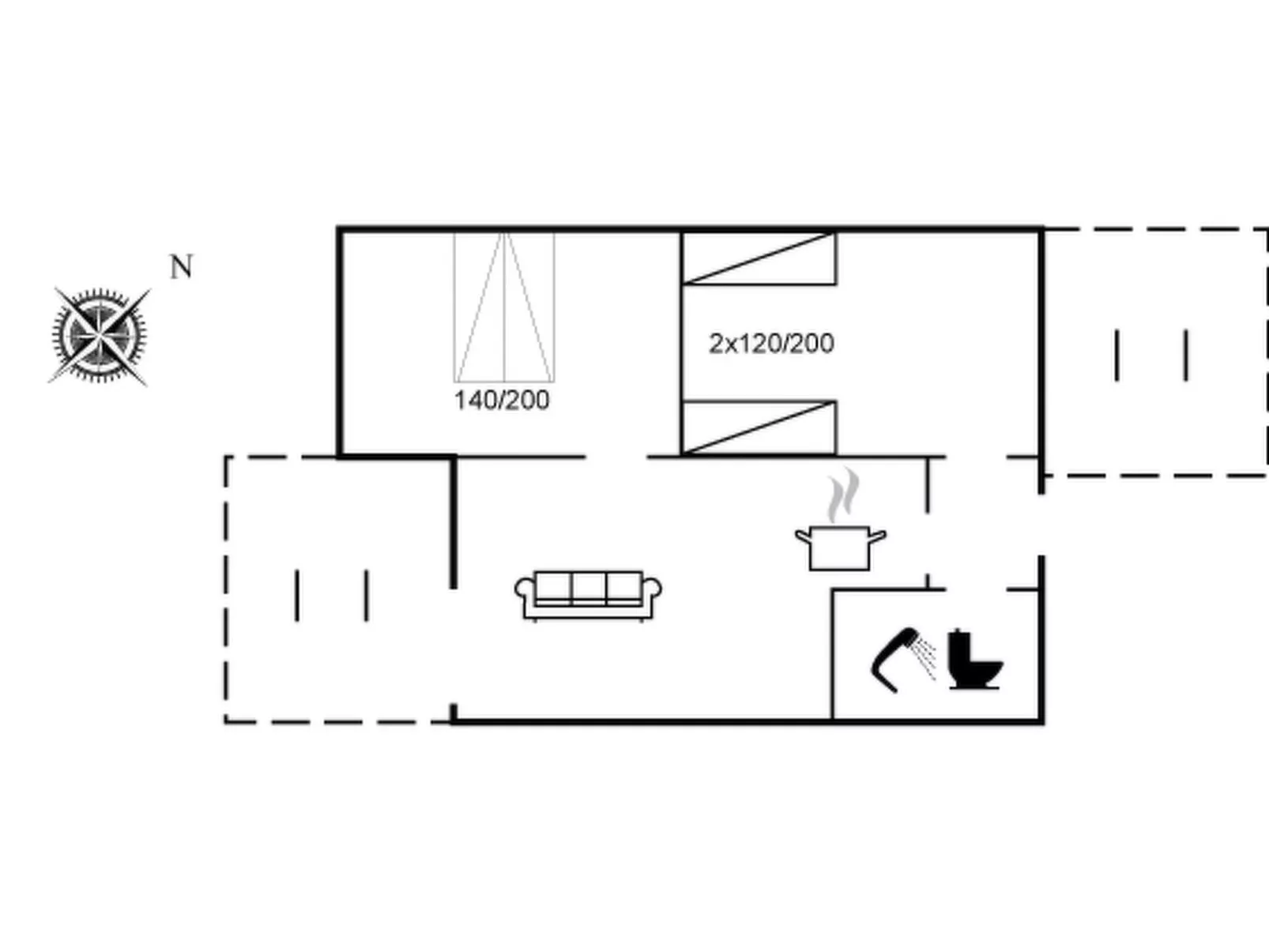 "Thyge" - 300m from the sea-Dedans