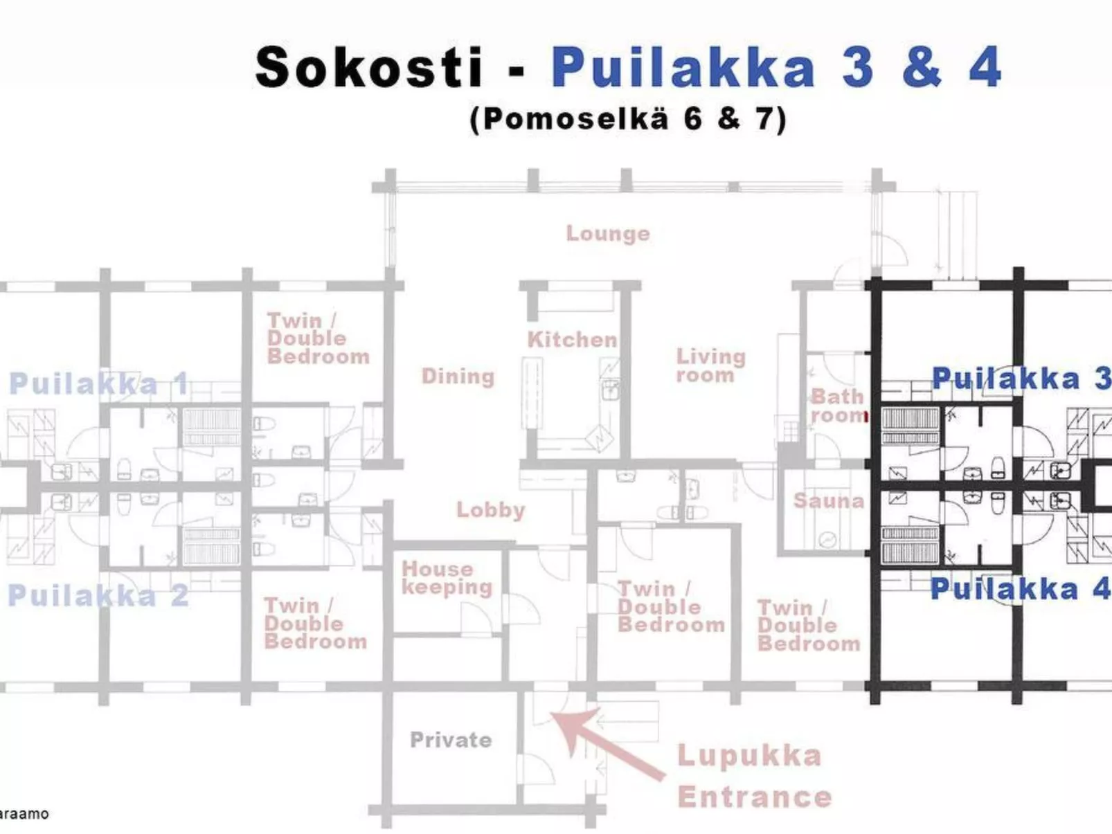 Sokosti - puilakka 3-Drinnen
