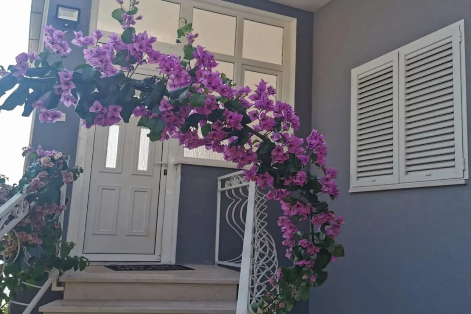 Two-bedroom Apartment With Sea View A1-Gardens in summer