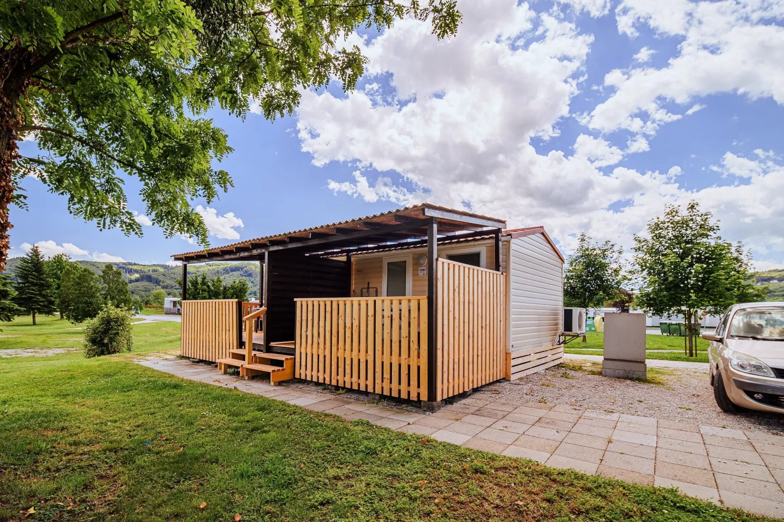 Waterside Retreat Mobile Homes with Thermal Riviera Tickets - One Bedroom Mobile Home with Lake View (owner 4)-Extérieur