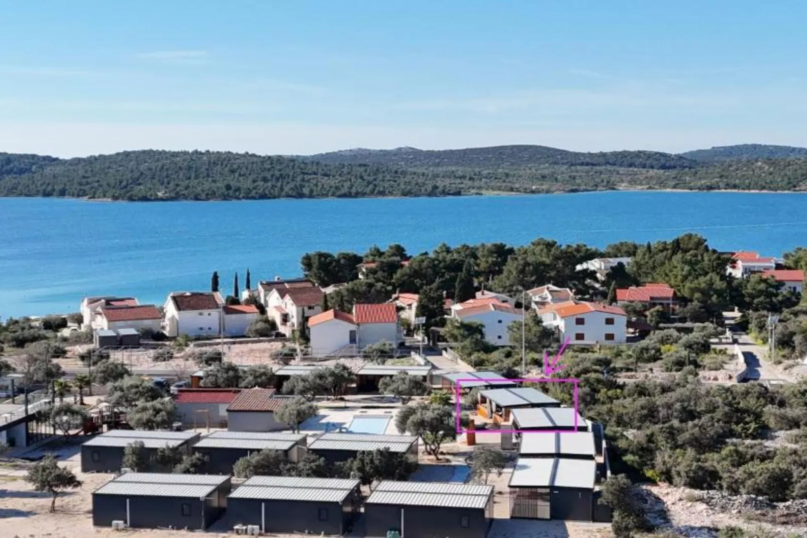 SAK Mobile Homes - Standard Two Bedroom Mobile Home with Terrace and Sea View (Br3)-Im Freien