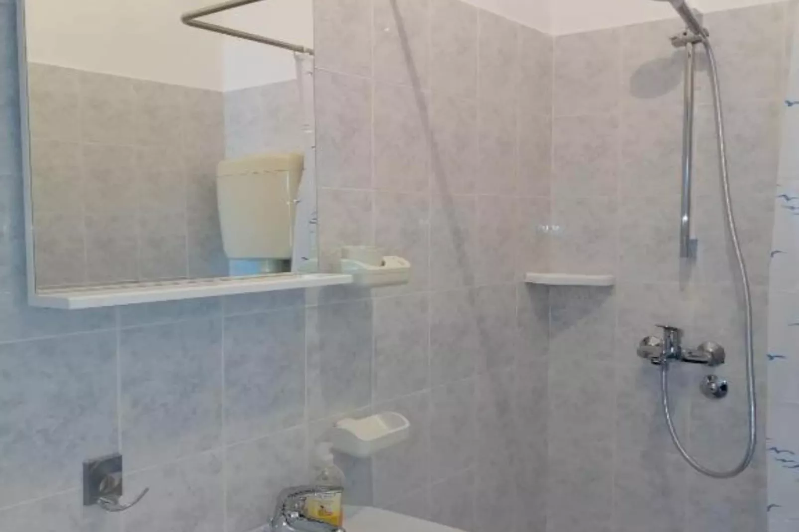 Spacious and Cozy Seafront Apartments - Two Bedroom Apartment  with Terrace and Sea View-Bathroom