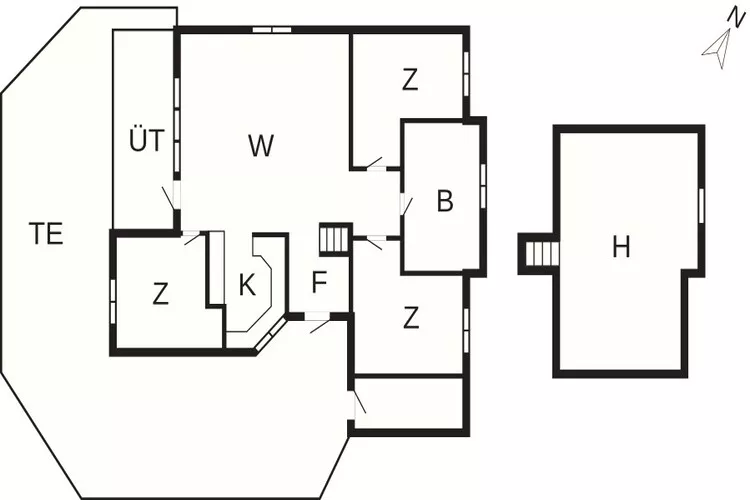 5 star holiday home in Farsø-Floor plan