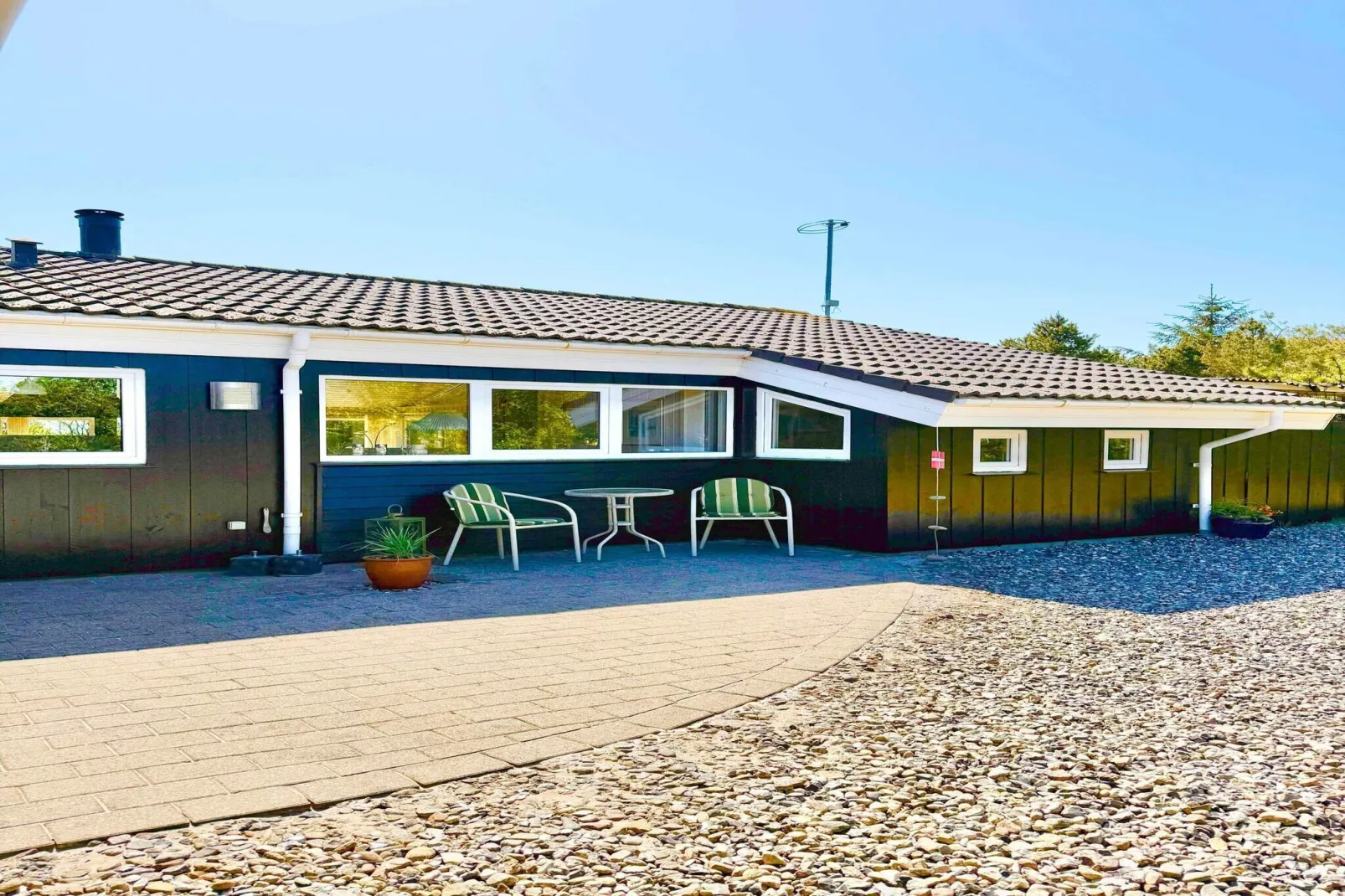 5 Sterne Ferienhaus in Sæby-Im Freien