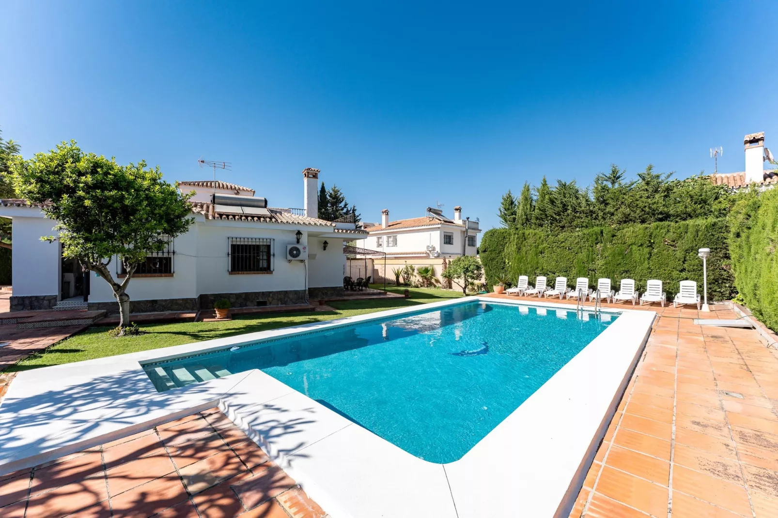 CT 387 - Faro's Villa Lola en Churriana - Málaga-Piscine