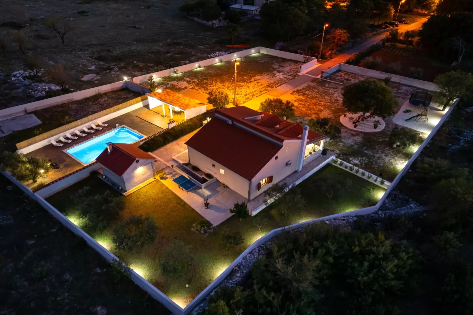 Villa Marijana-Außenbereich Sommer