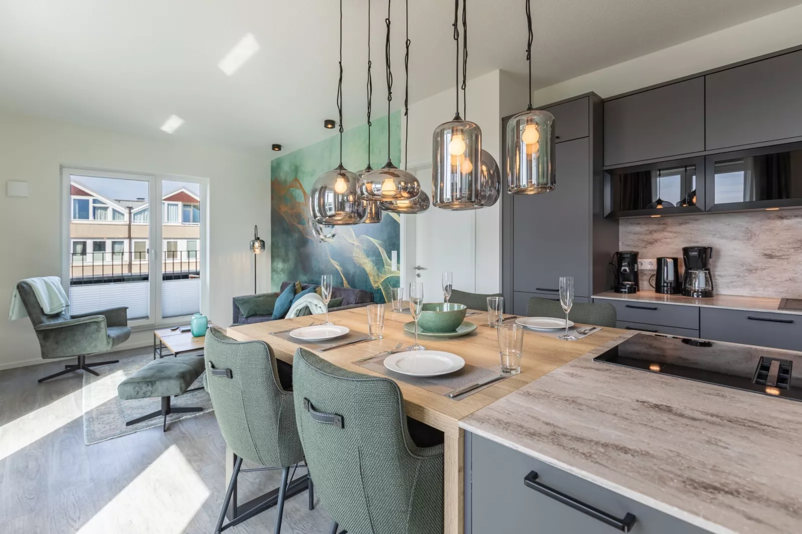 Penthouse de Luxe auf Nordstrand-Salle à manger