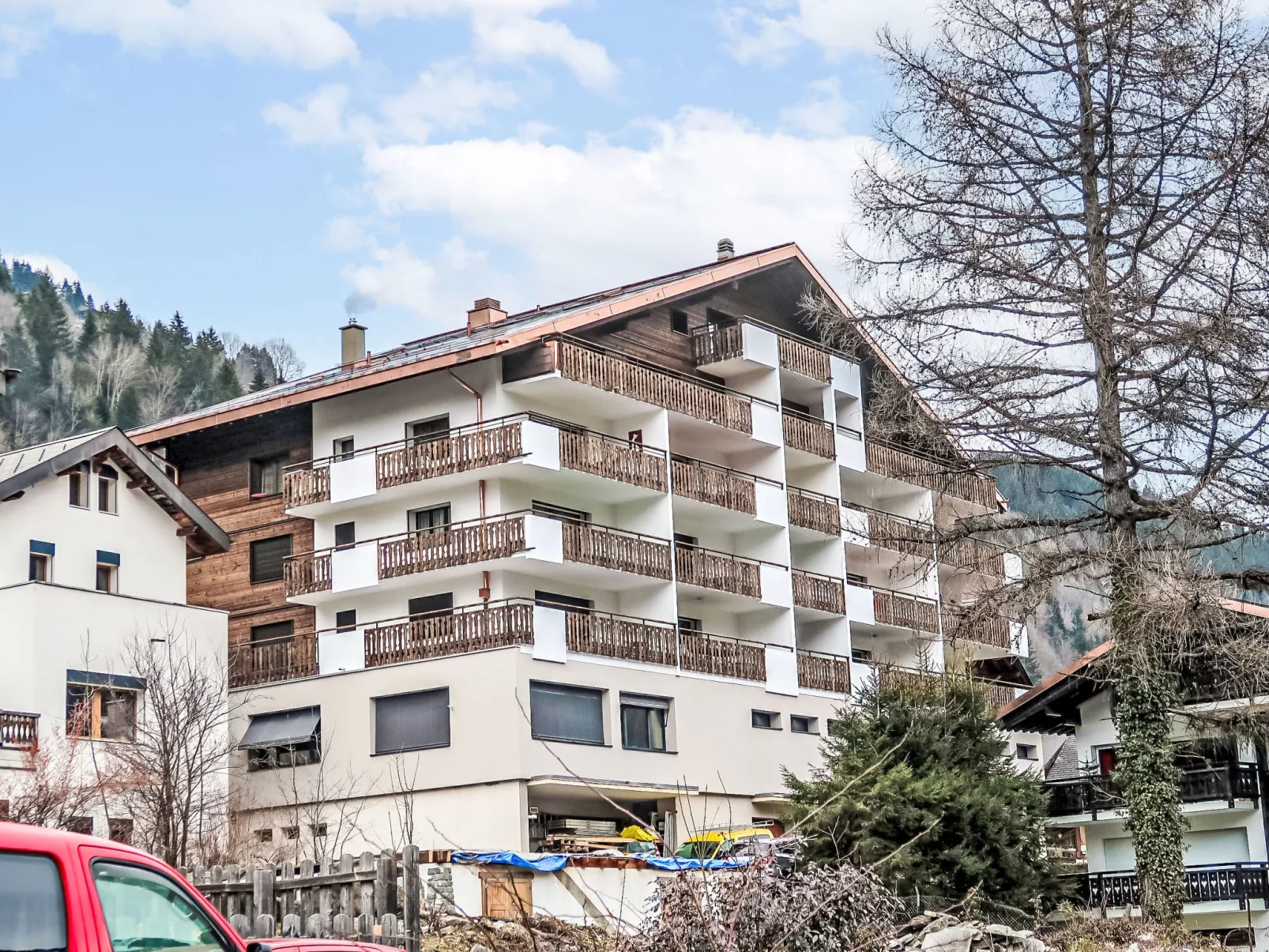 Neige et Soleil Nr 13-Draußen