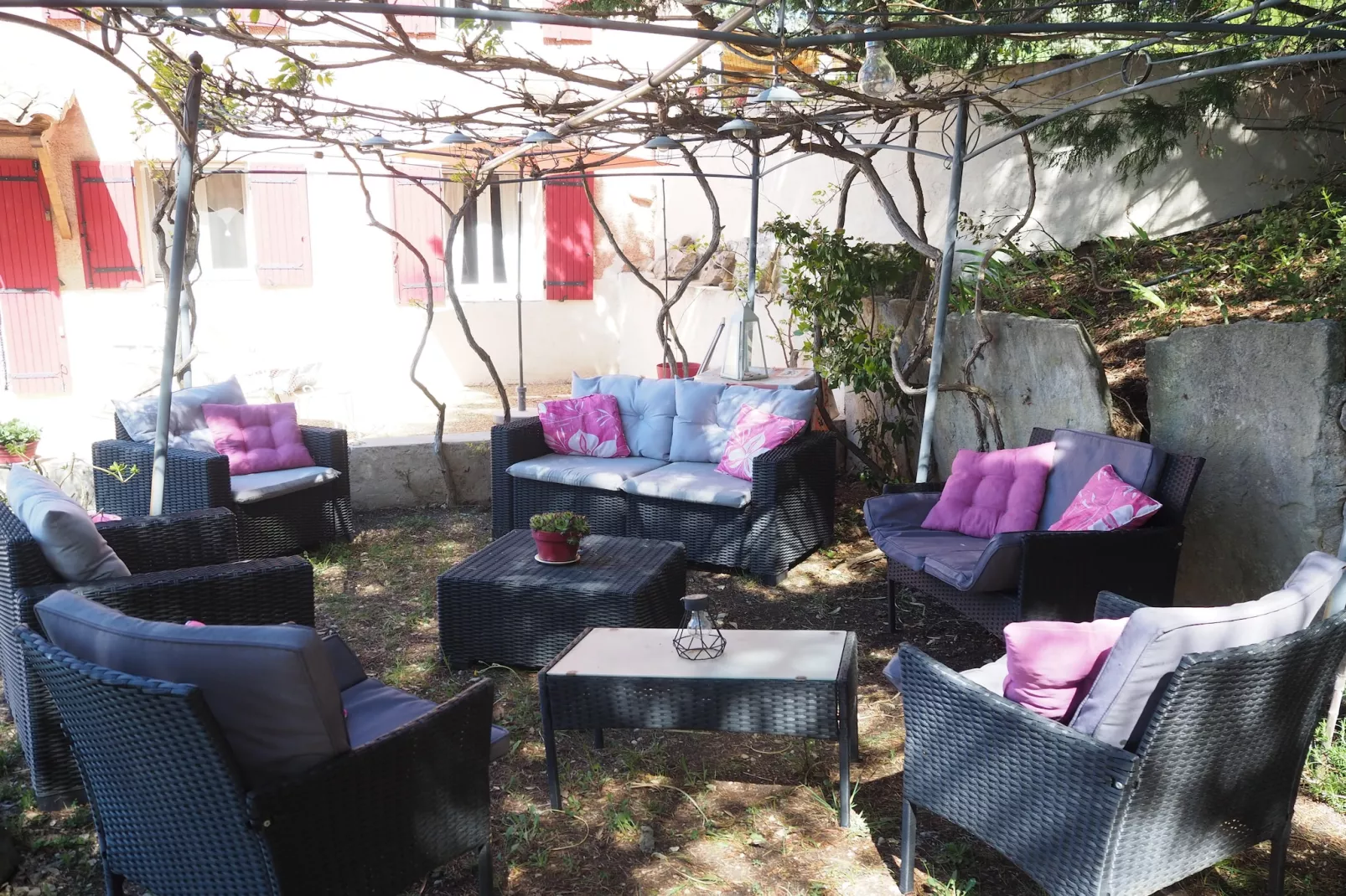 Doppelhaushälfte in Bédoin-Terrace balcony