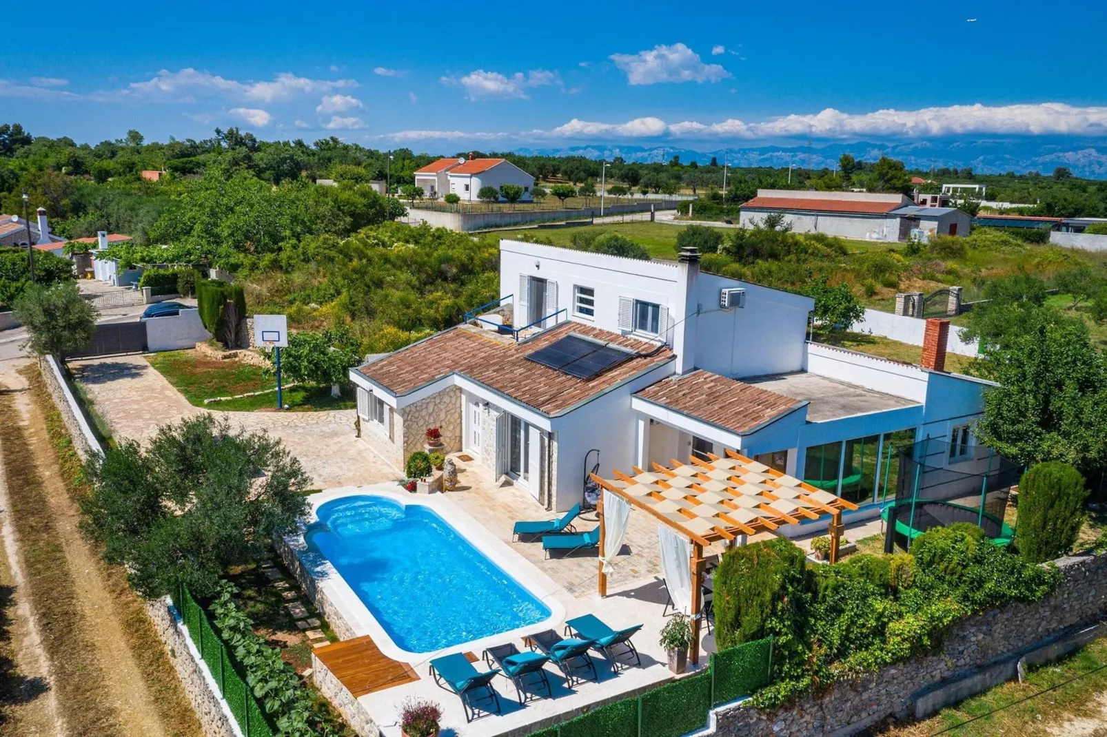 Sea view Villa Elia-Außenbereich Sommer