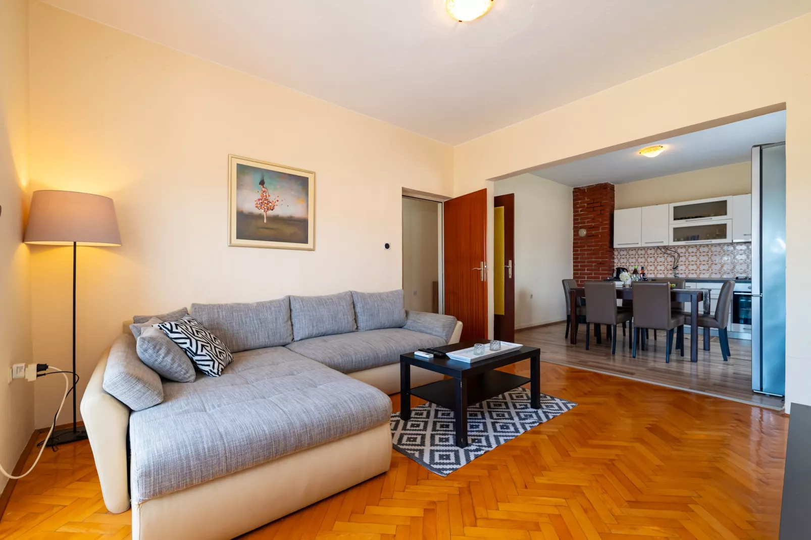 Sea view apartment Nika-Living room