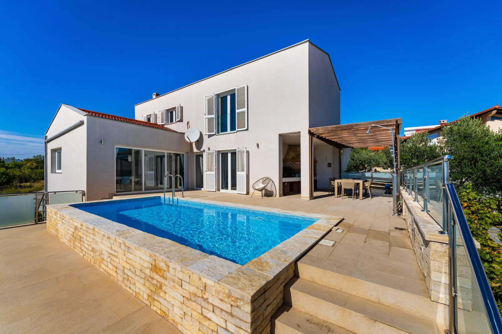 Sea view Villa Anpero-Extérieur été