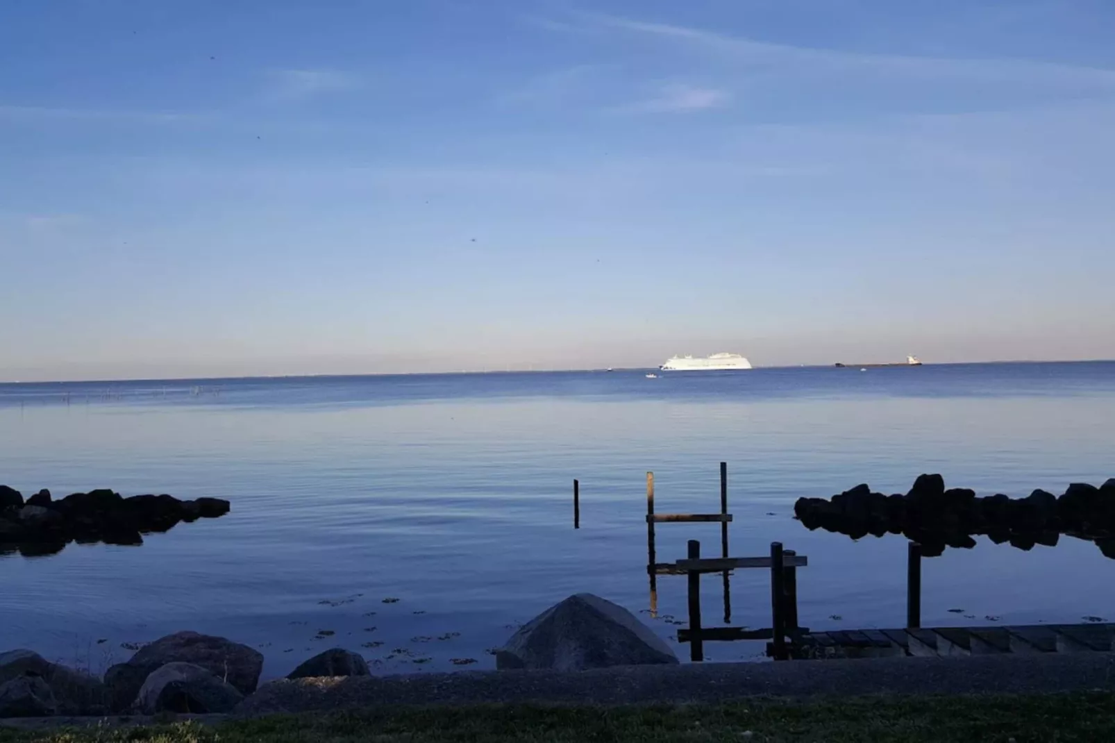 Maison de vacances pour 10 a Rudkøbing-Vue sur l'eau