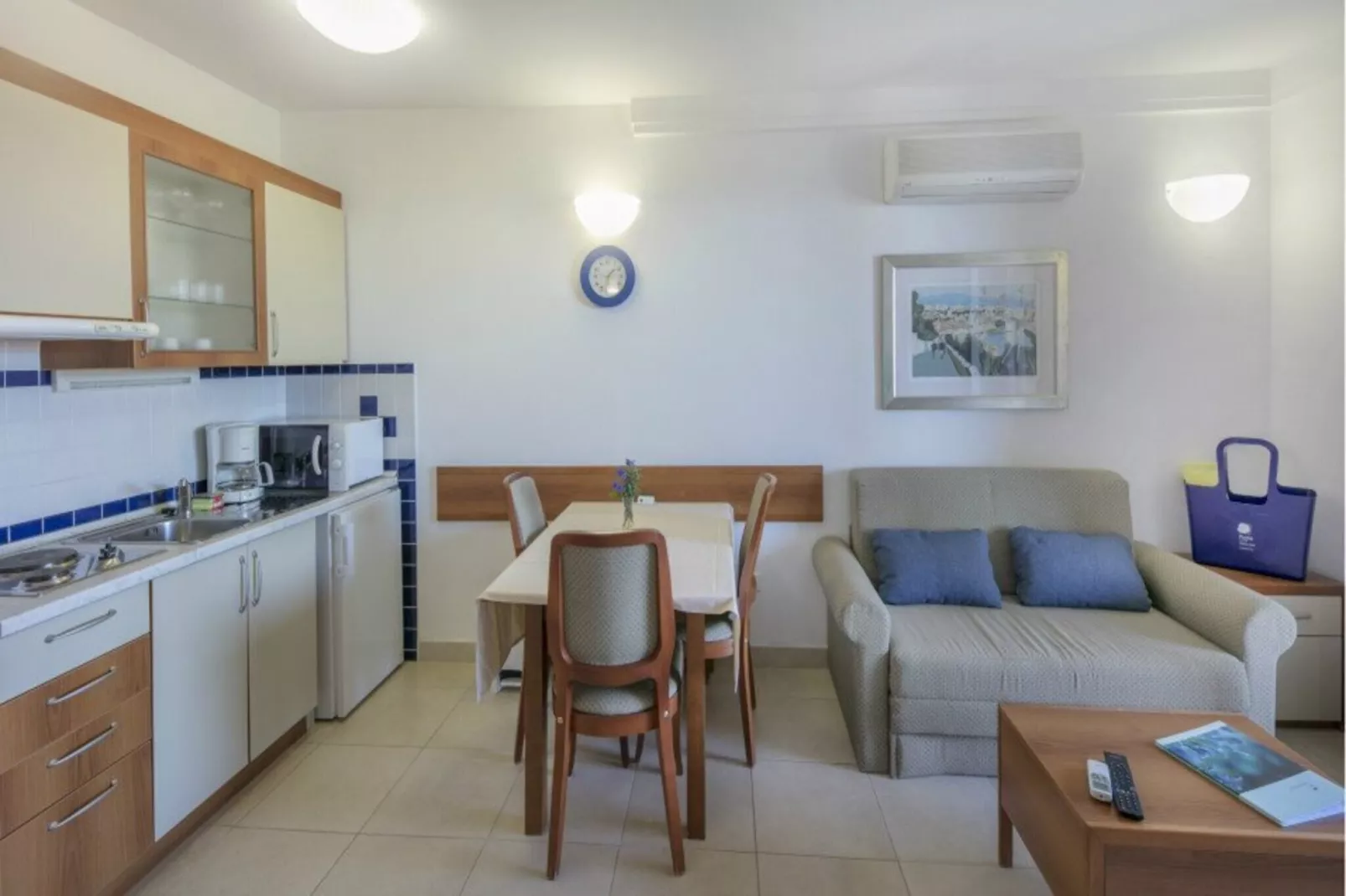 Apartments Punta, Veli Losinj-2-Raum-App., A1 (2+1), ca. 37 qm, für 3 Pers.-Salon