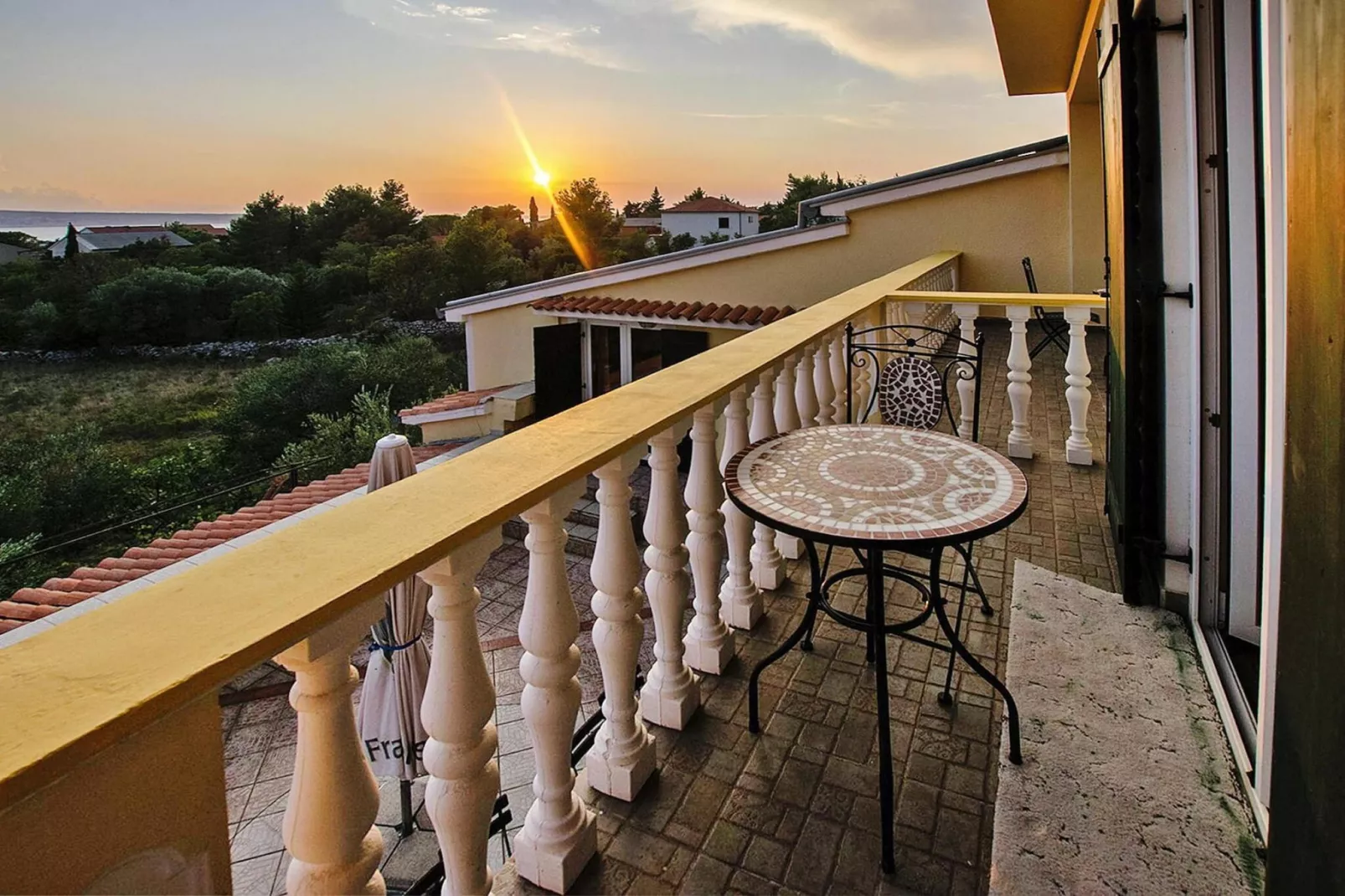Apartments Grande Vista Starigrad PaklenicaSD62 A-02 - 7 Pers-Terrasse/Balkon