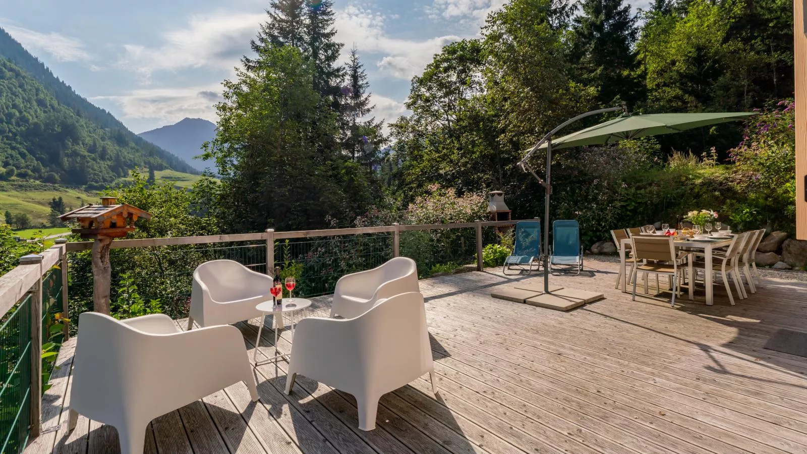 Chalet Karibu-Terrasse/Balkon