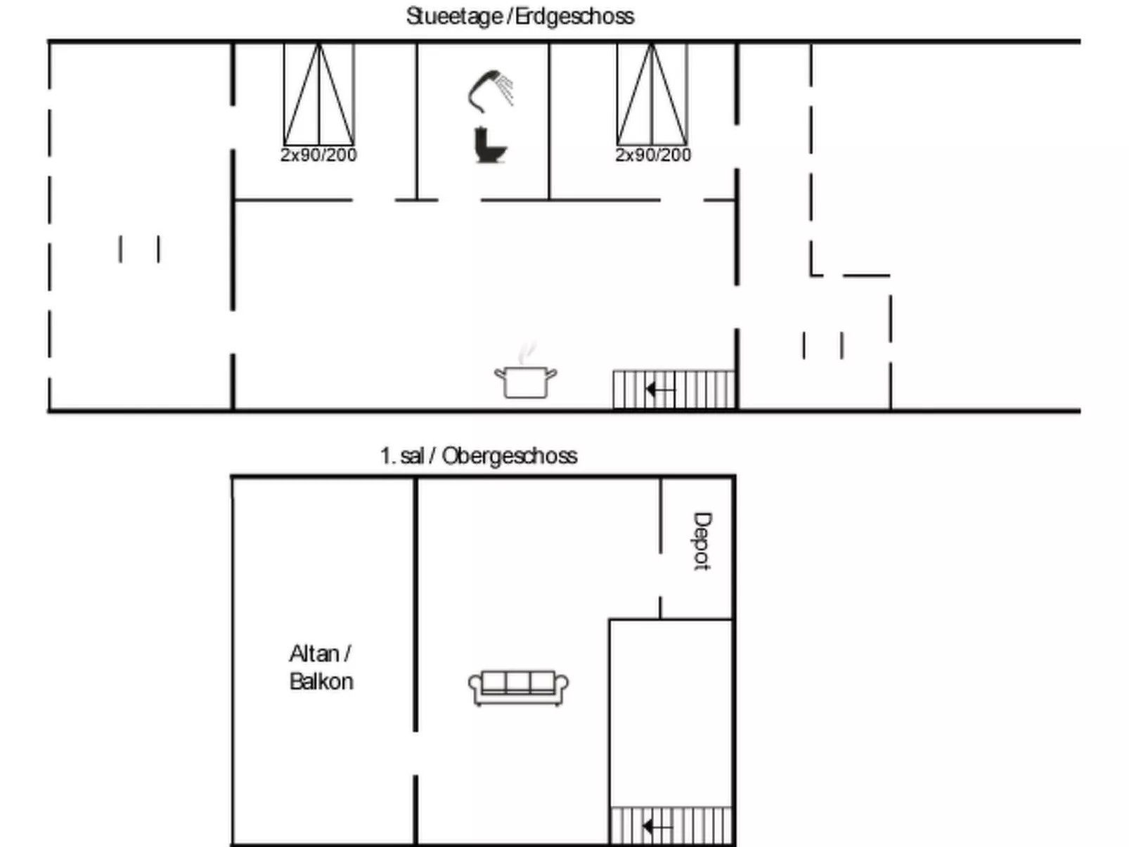 "Fanny" - 2km from the sea-Dedans