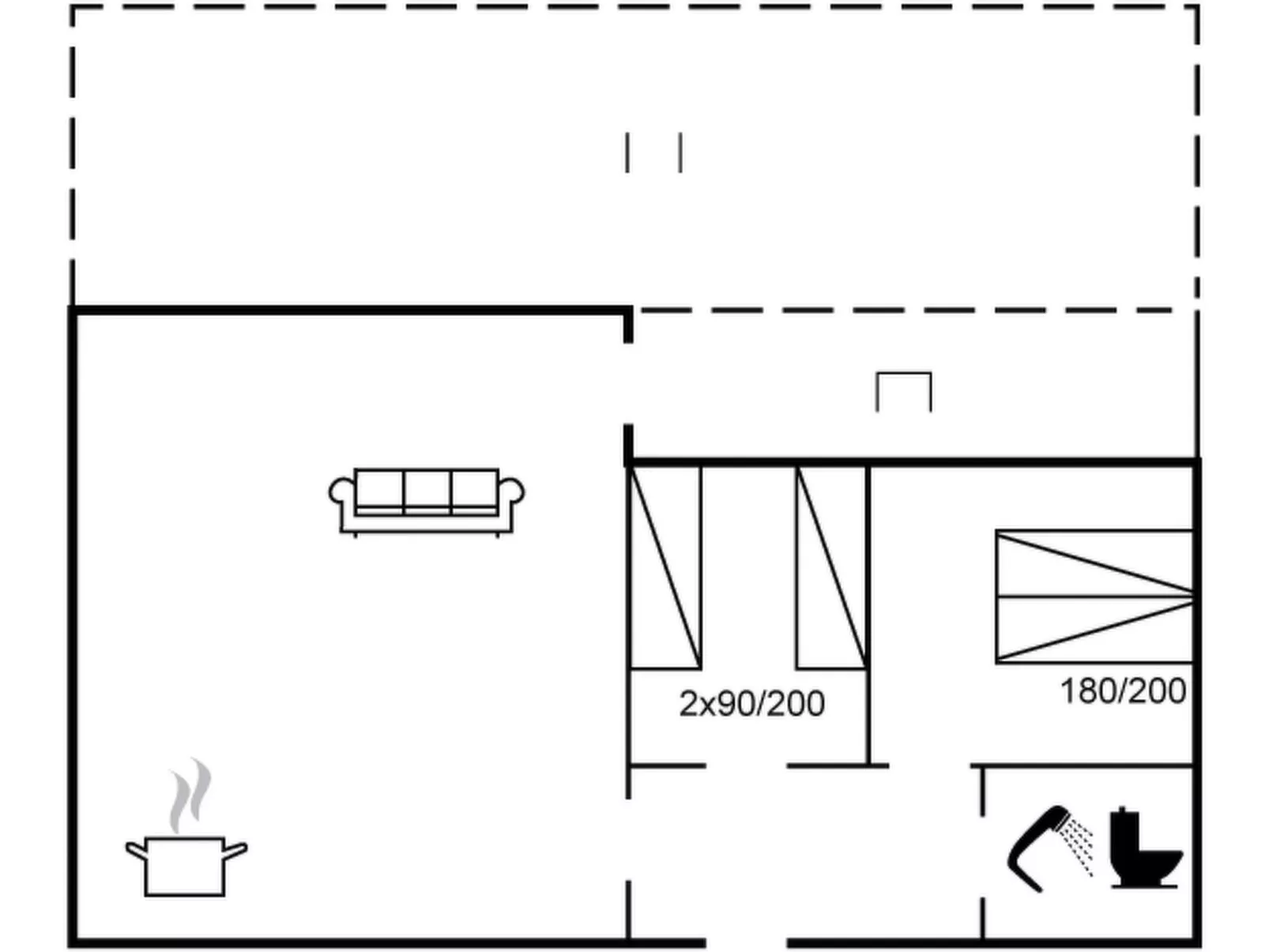 "Touko" - 850m from the sea-Dedans