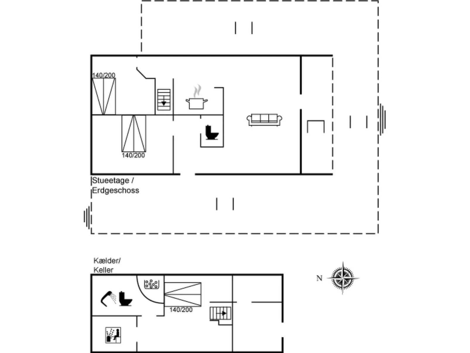 "Otso" - 200m from the sea-Dedans