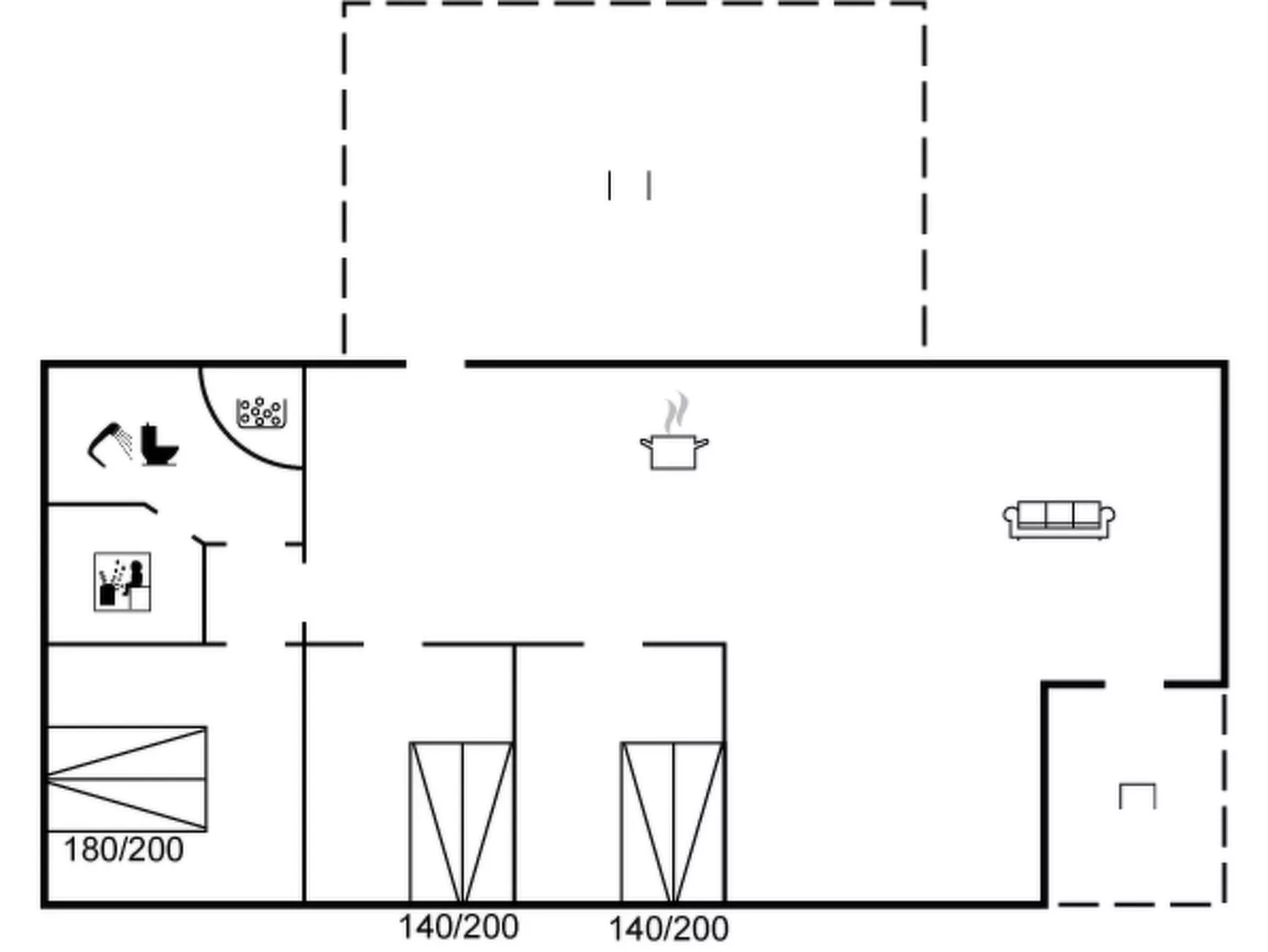 "Norman" - 150m from the sea-Dedans