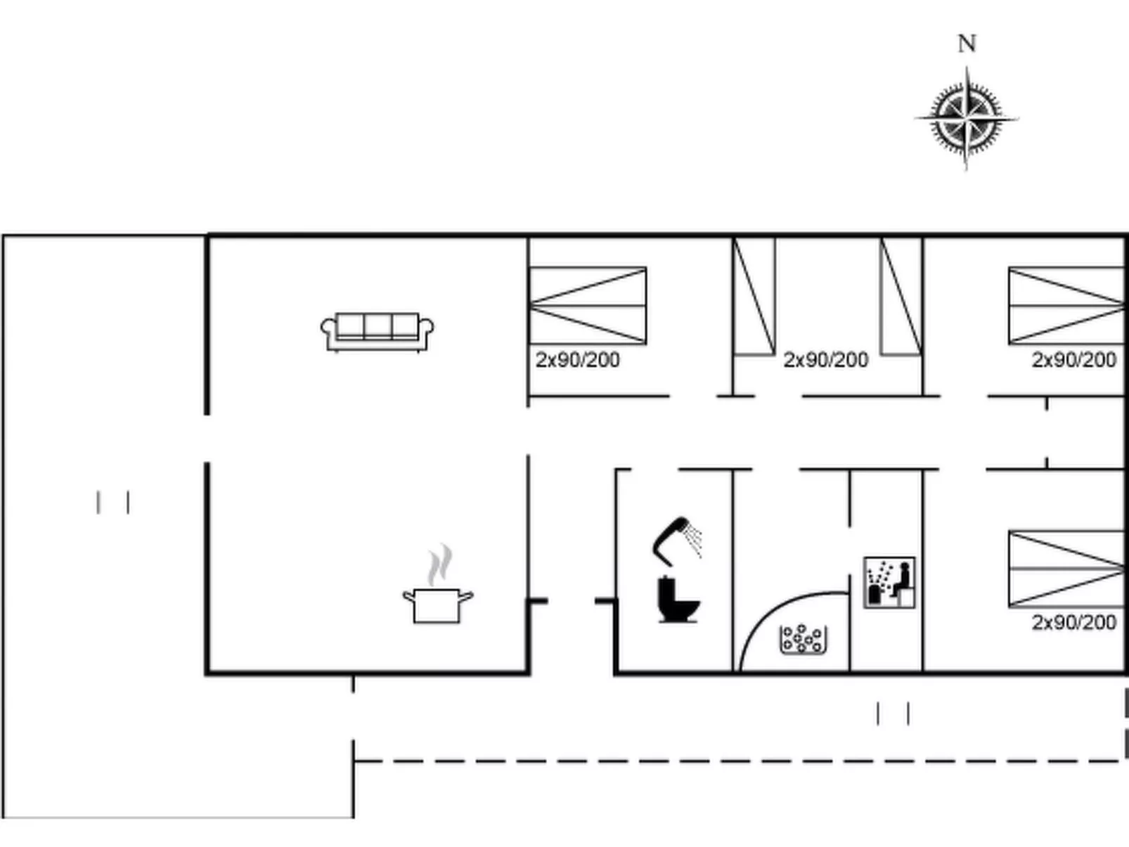 "Maija" - 1.4km from the sea