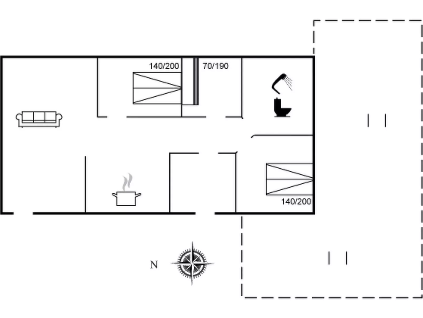 "Micaela" - 650m from the sea-Inside