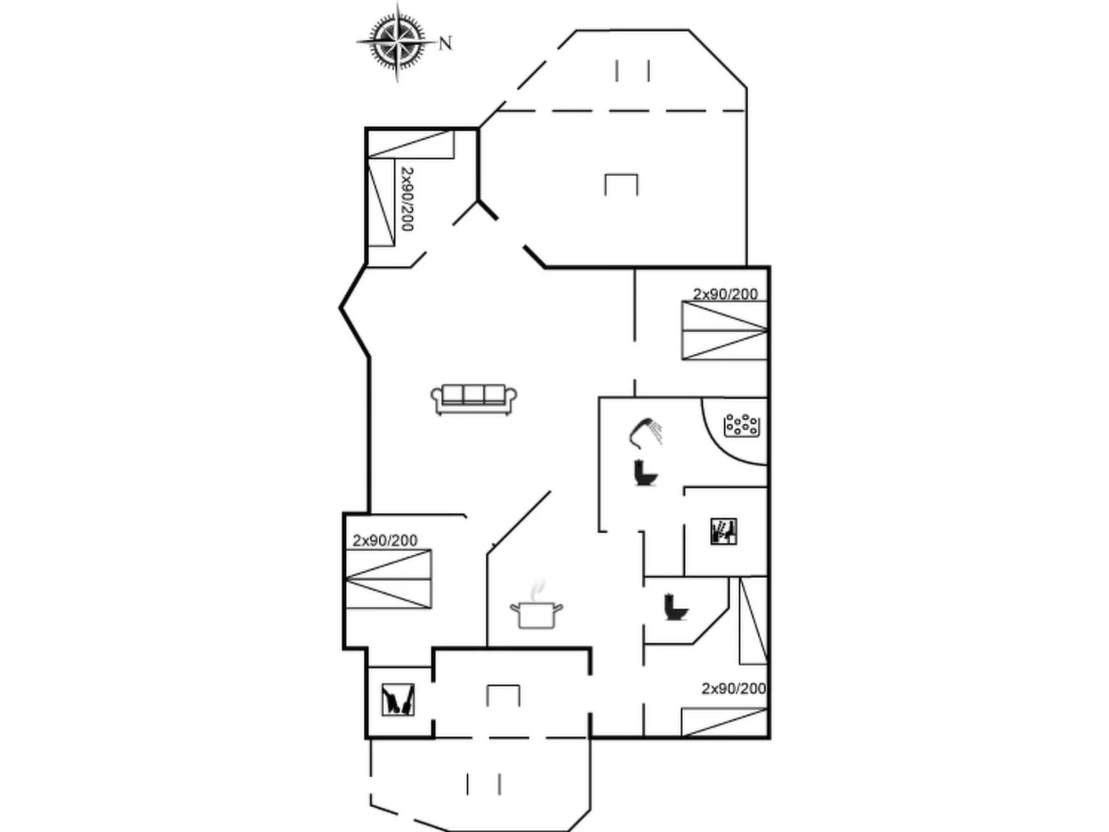 "Marisol" - 600m to the fjord-Inside