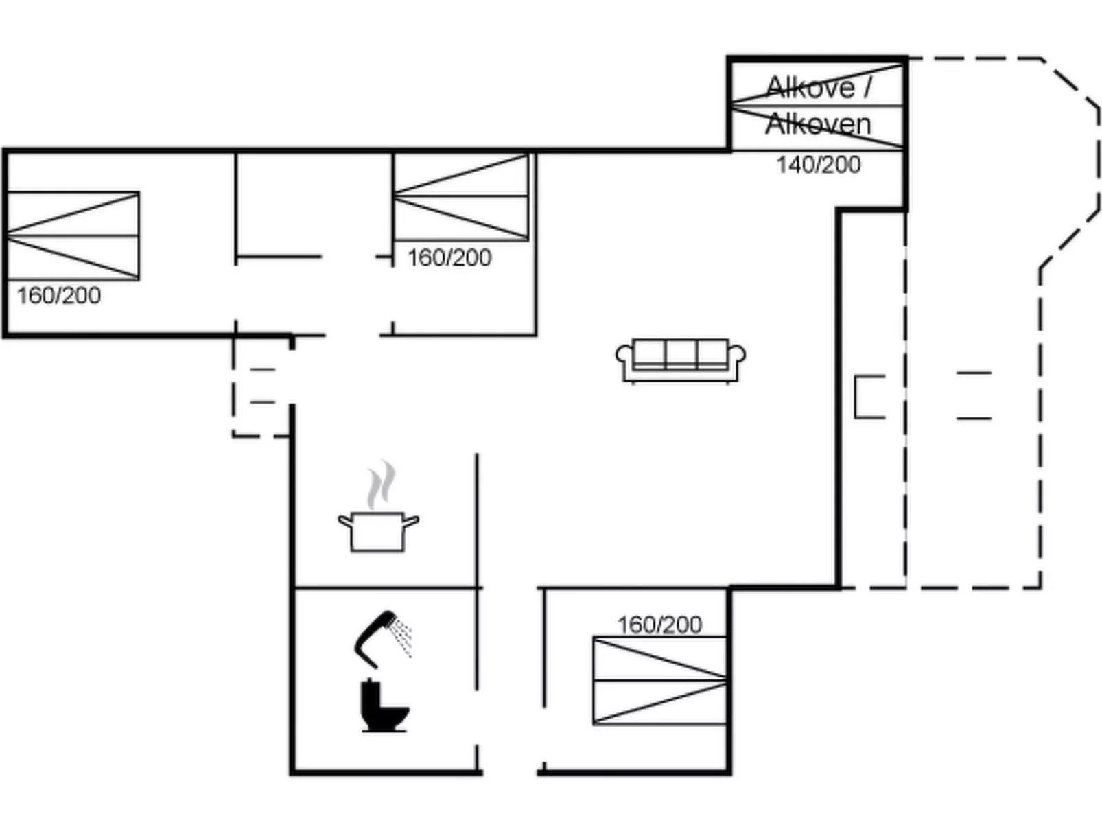 "Uolevi" - 200m from the sea-Dedans