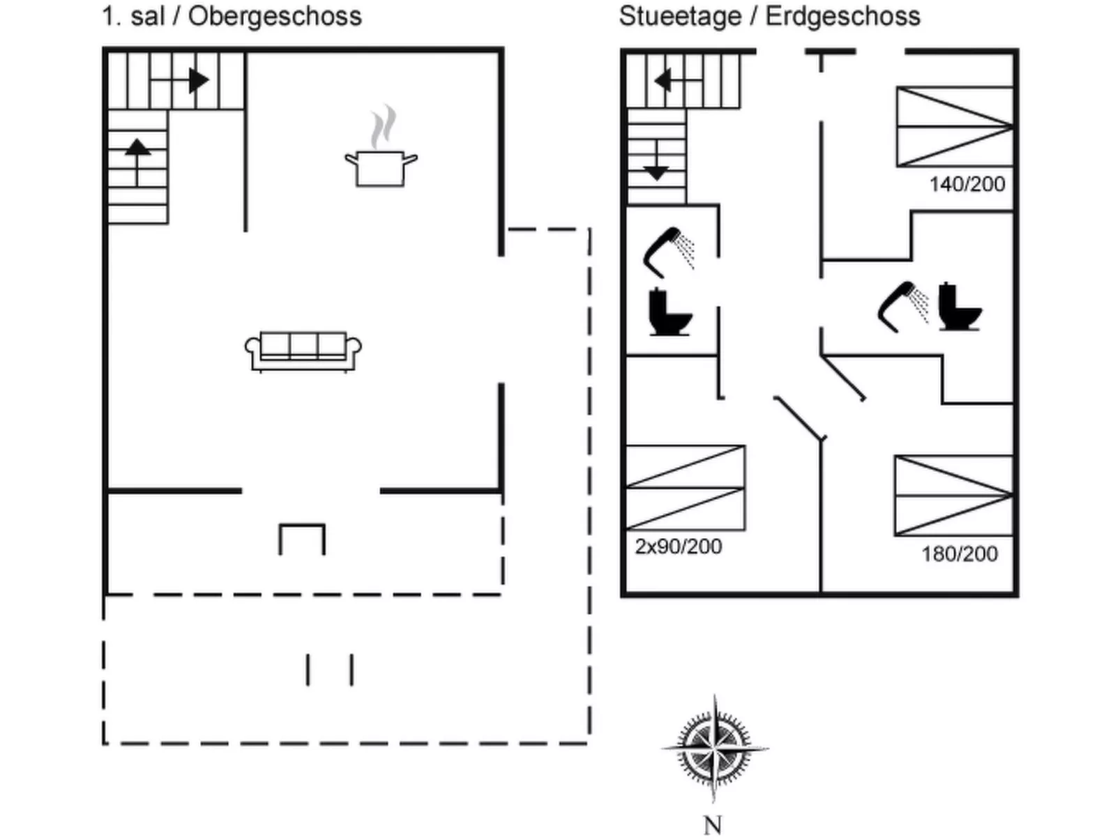 "Ugot" - 750m from the sea-Dedans
