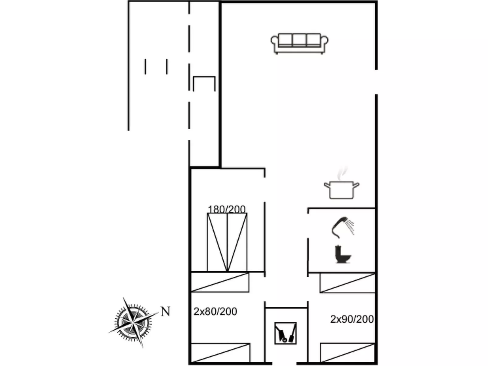 "Apelone" - 300m from the sea-Inside