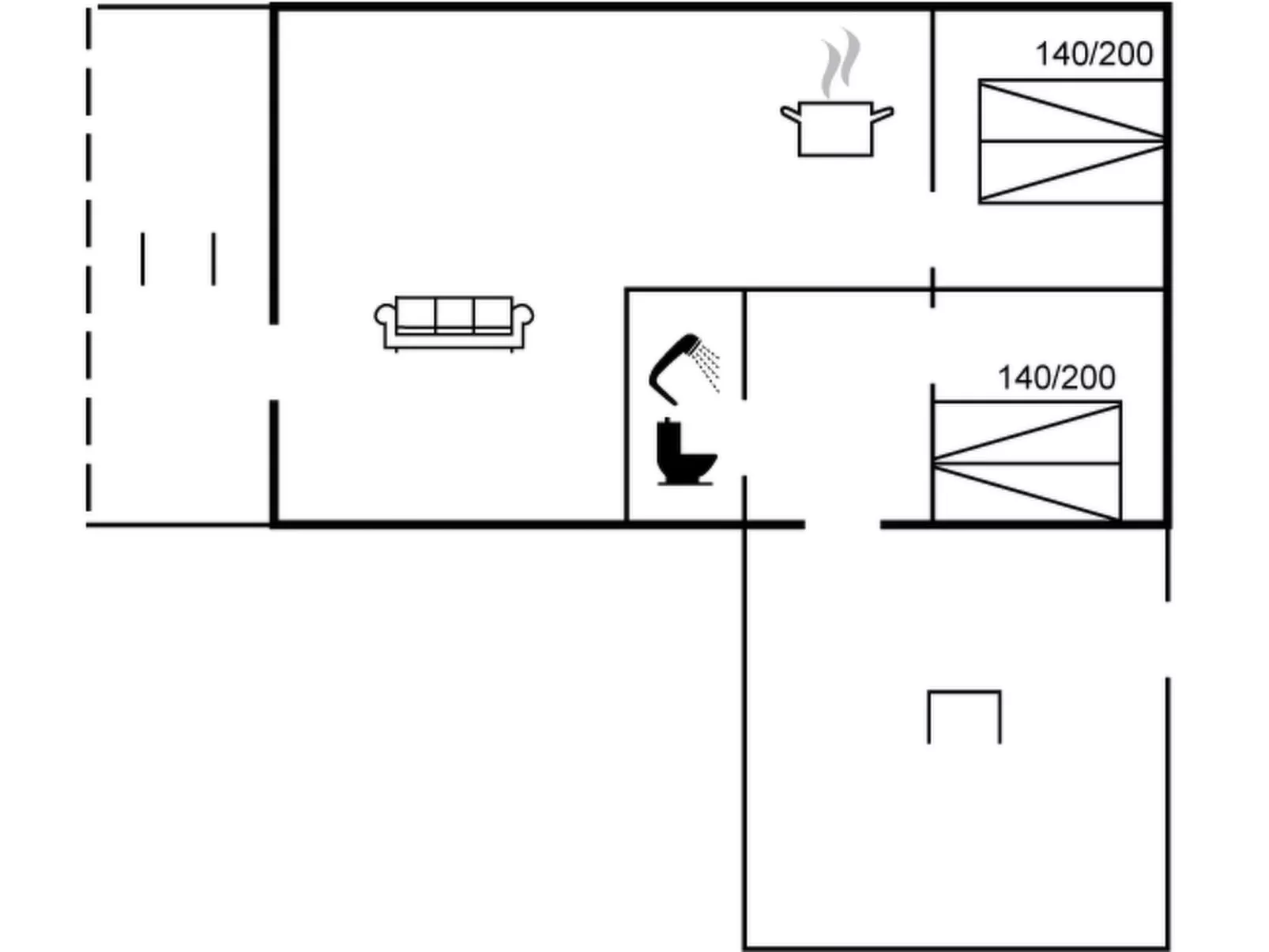 "Enisa" - 300m to the fjord-Dedans