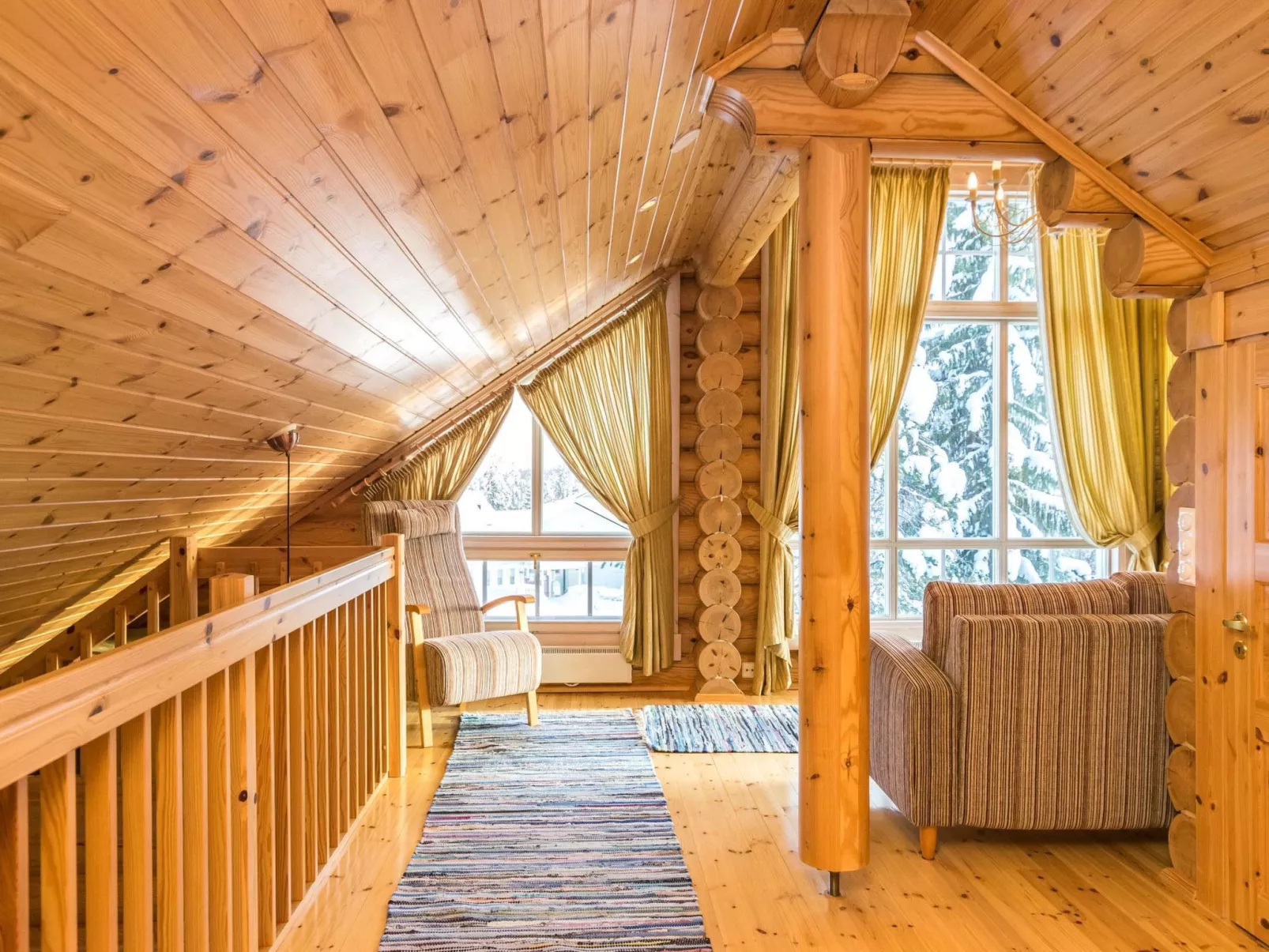 Hallantähti mökki-Dedans