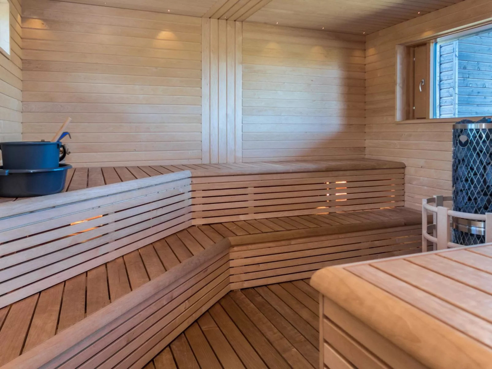 Holy lake rantasauna-Dedans