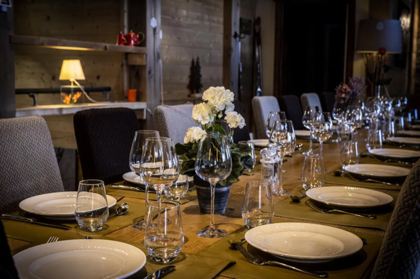 Les Chalets Du Cocoon-Salle à manger