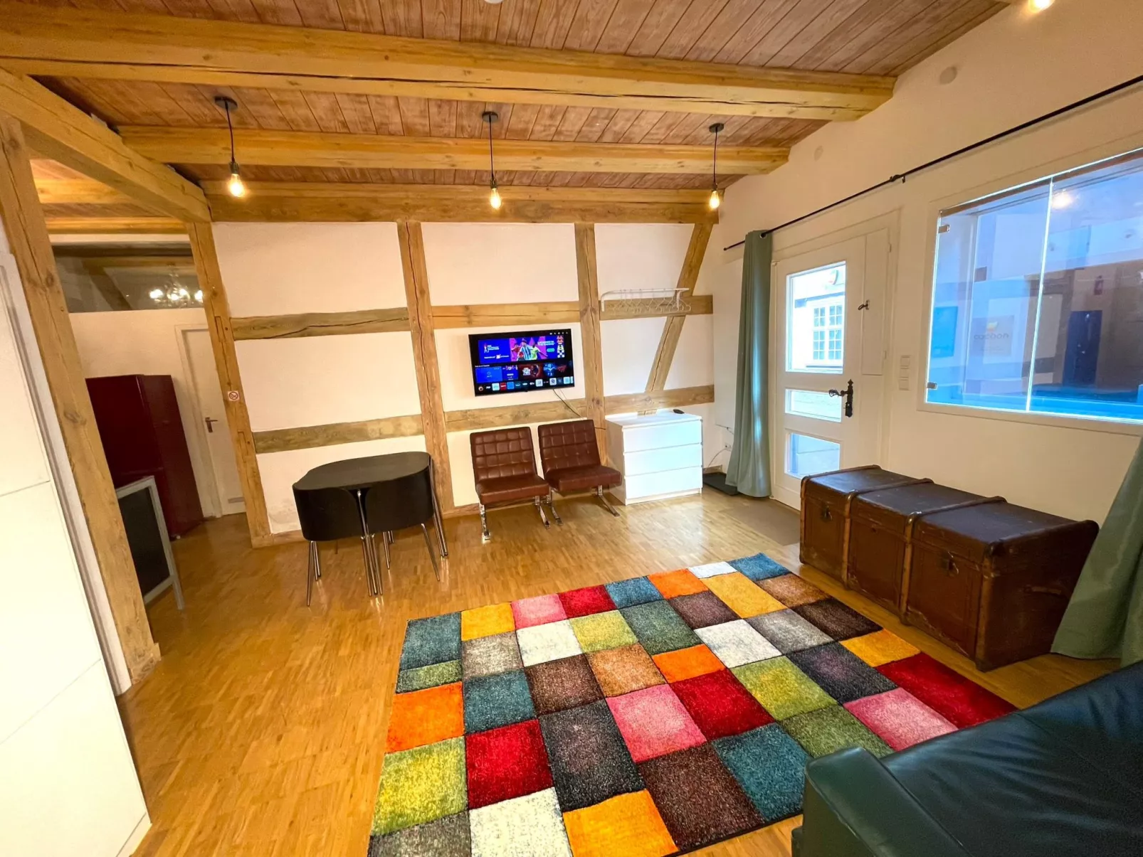 Fachwerkhaus nahe Olympiastadion-Dedans