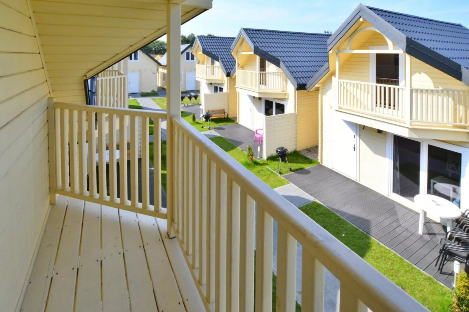 Domek piętrowy 8-osobowy Ustronie Morskie-Terrace balcony
