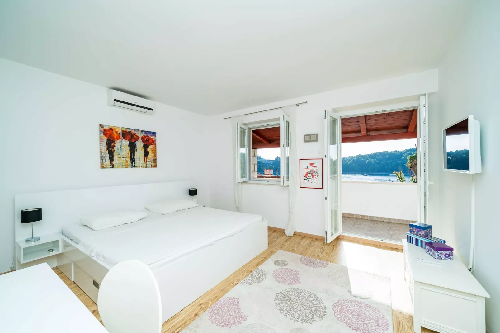 Villa Vista Old Town - Four Bedroom House with Terrace and Sea View-Bedroom