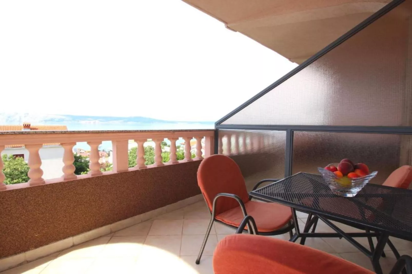 Apartments Butković - Studio Apartmetn (A4)-Terrace balcony