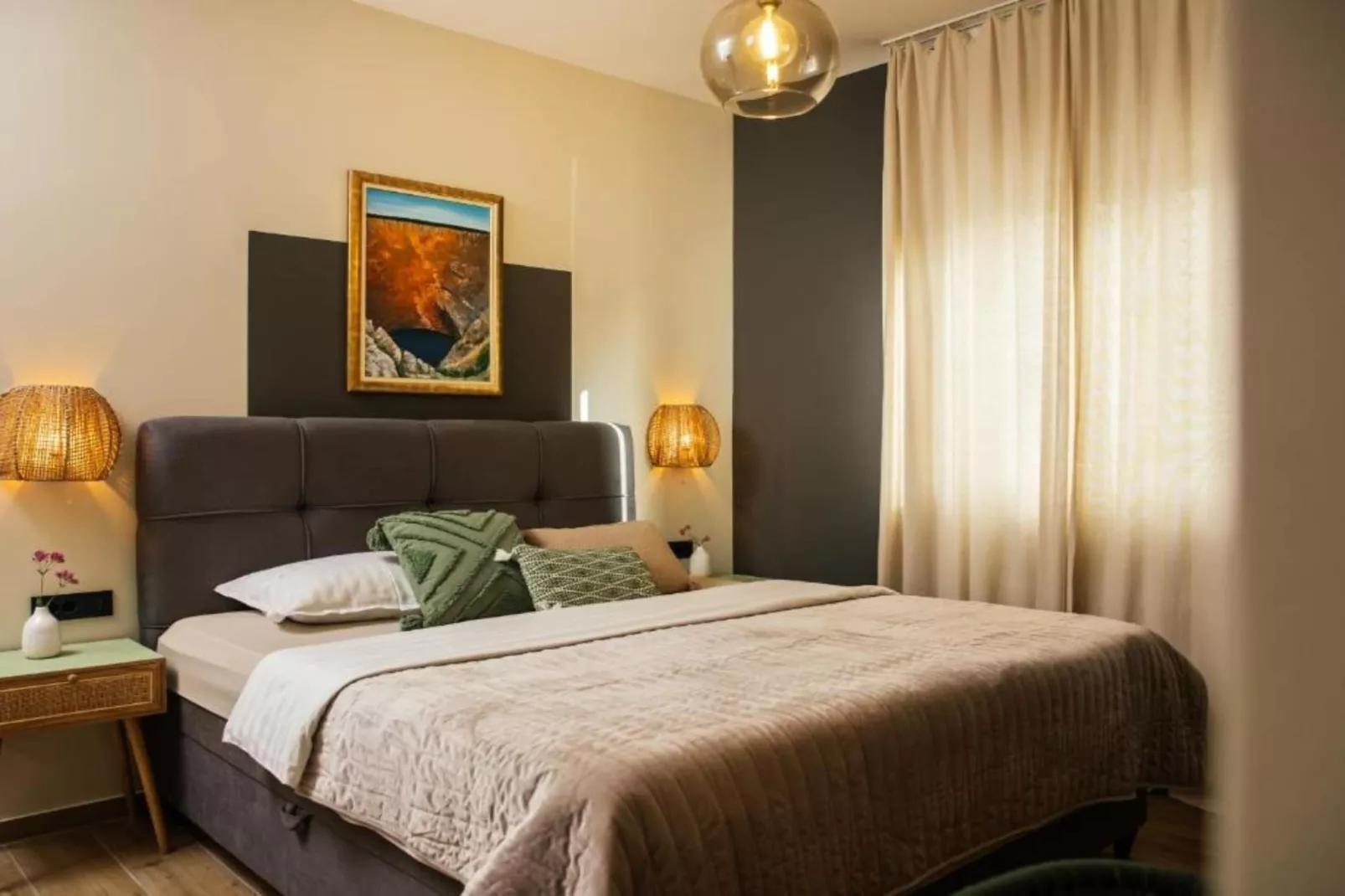 Luxury Villa Lara with Heated Pool, Hot-Tub and Sauna - Six Bedroom Villa with Pool-Bedroom