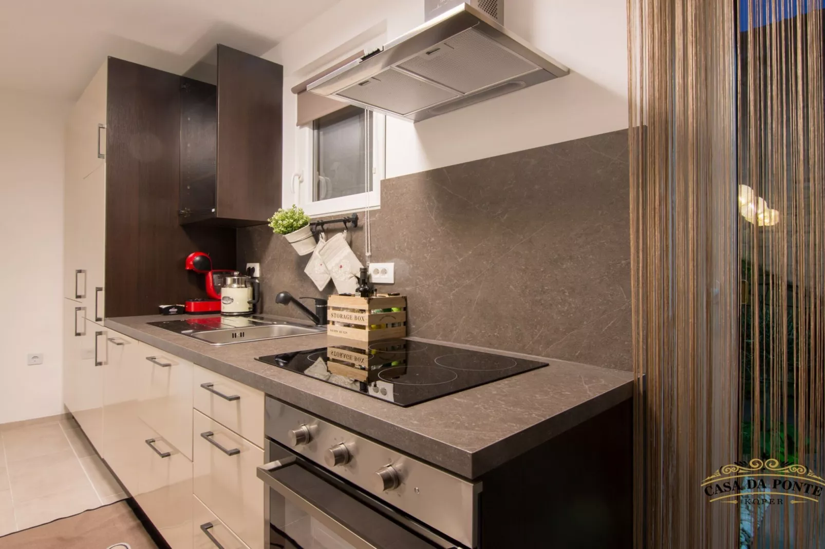 Downtown Koper Spacious Apartment with Balcony - Two Bedroom Apartment with Balcony-Kitchen