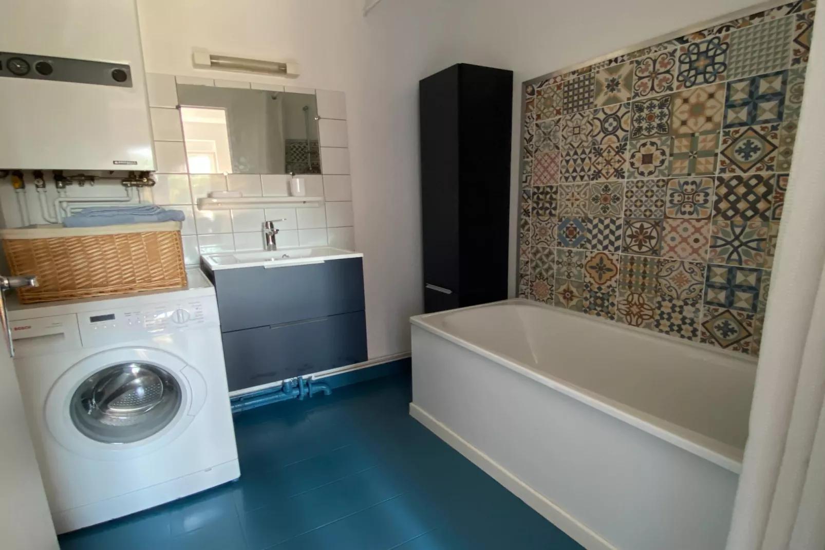 Appartement avec rooftop terrace-Salle de bain