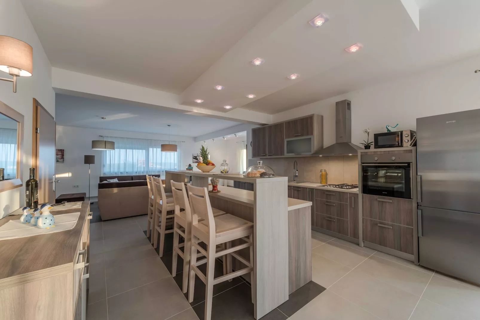 Luxury Escape with Swimming Pool & Modern Design - Deluxe Four Bedroom Villa with Sea View and Private Pool (Villa 5)-Cuisine