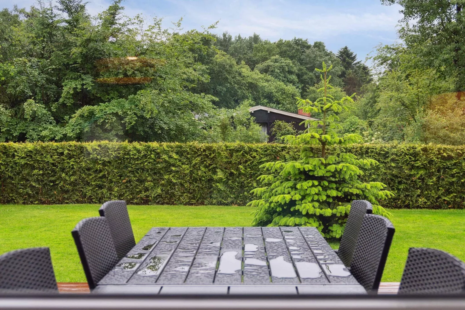 5 Sterne Ferienhaus in Fårvang-Im Freien