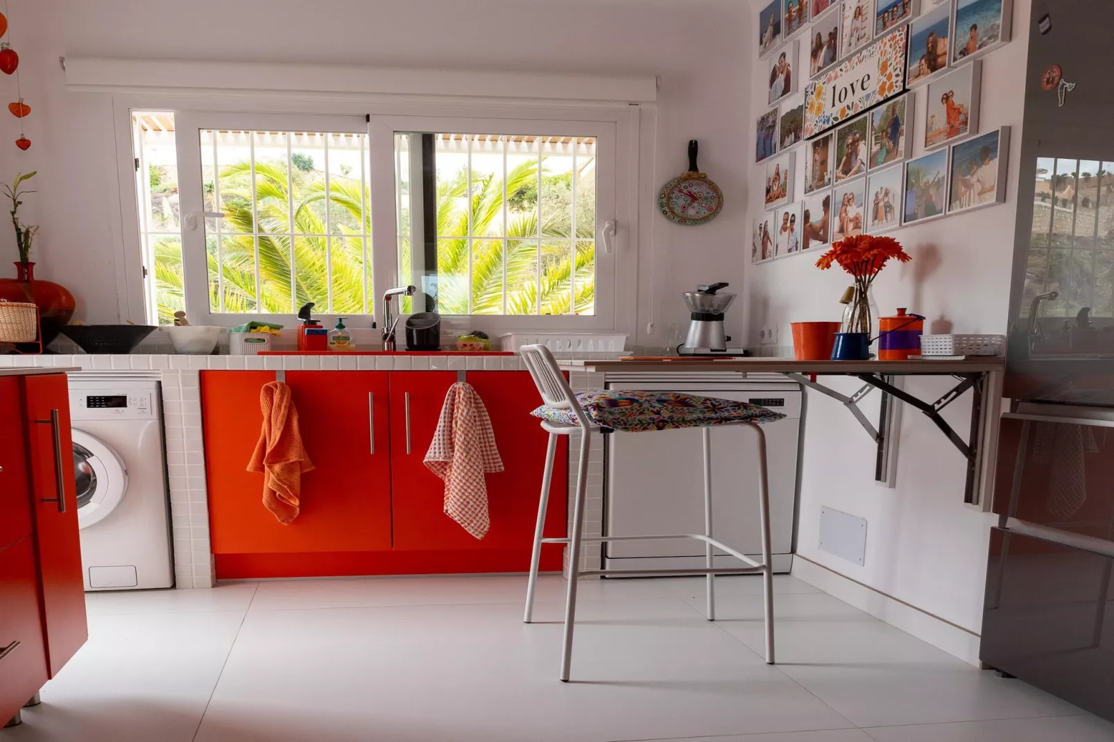 CT 385 AL - Faro's Soulrise Villa - Mojacar - Pool & Artistic Flair close to the Beach-Kitchen