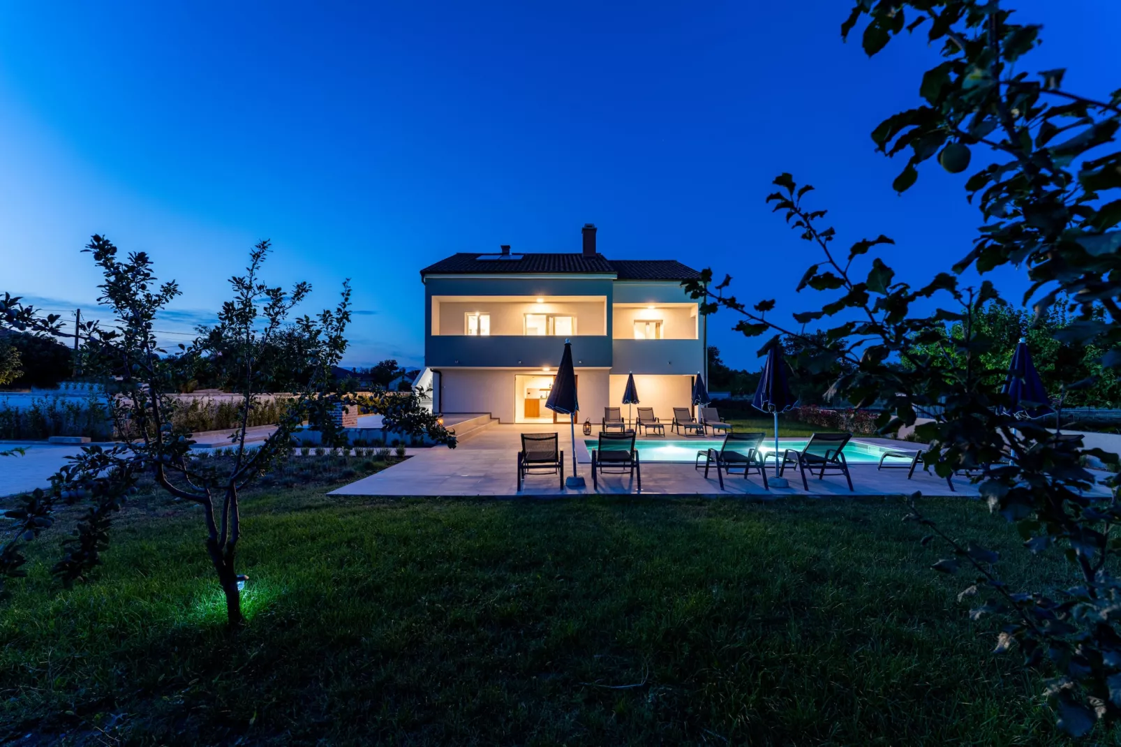 Villa Campi Dalmatia-Extérieur été