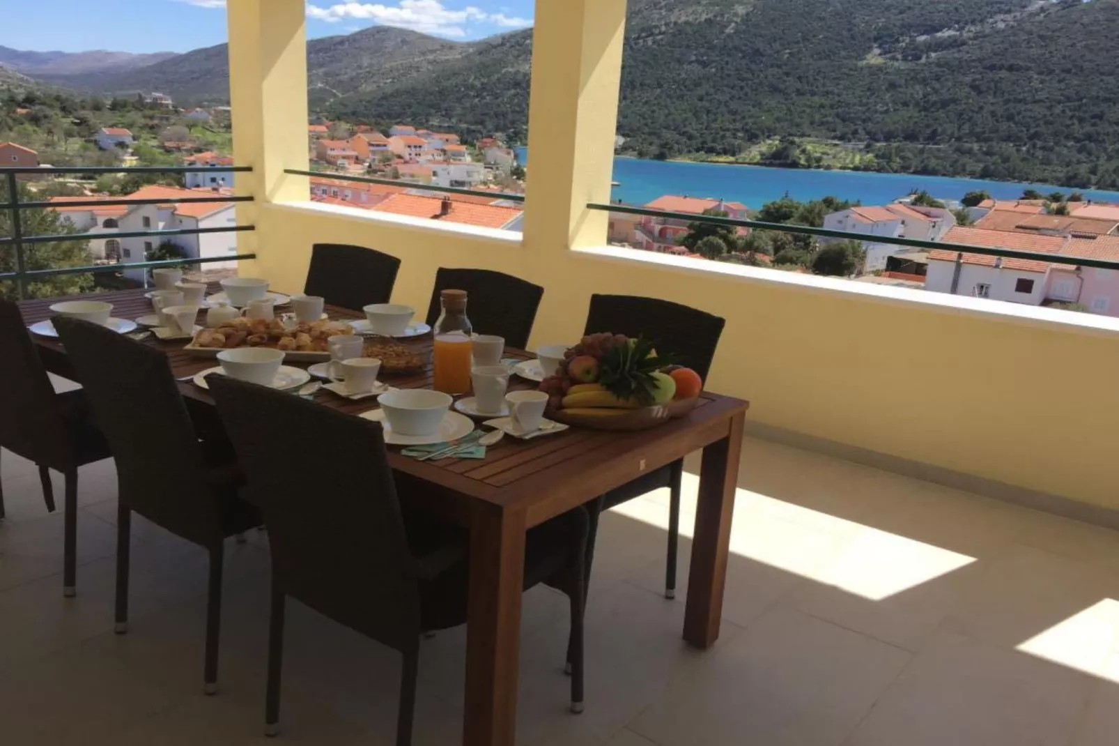 Apartments Villa Salvia Adriatica Grebaštica - Two Bedroom Apartment With Terrace And Sea View (Adriatica)-Terrasse